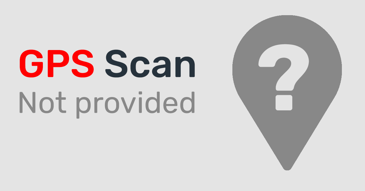 Warum erhalte ich keine GPS Position nach dem Scannen des QR Codes?