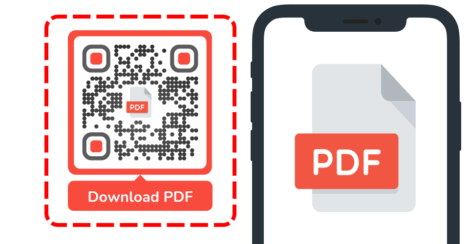qr code pdf und handy