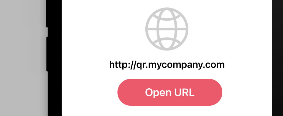 Vorschau der URL im QR Code