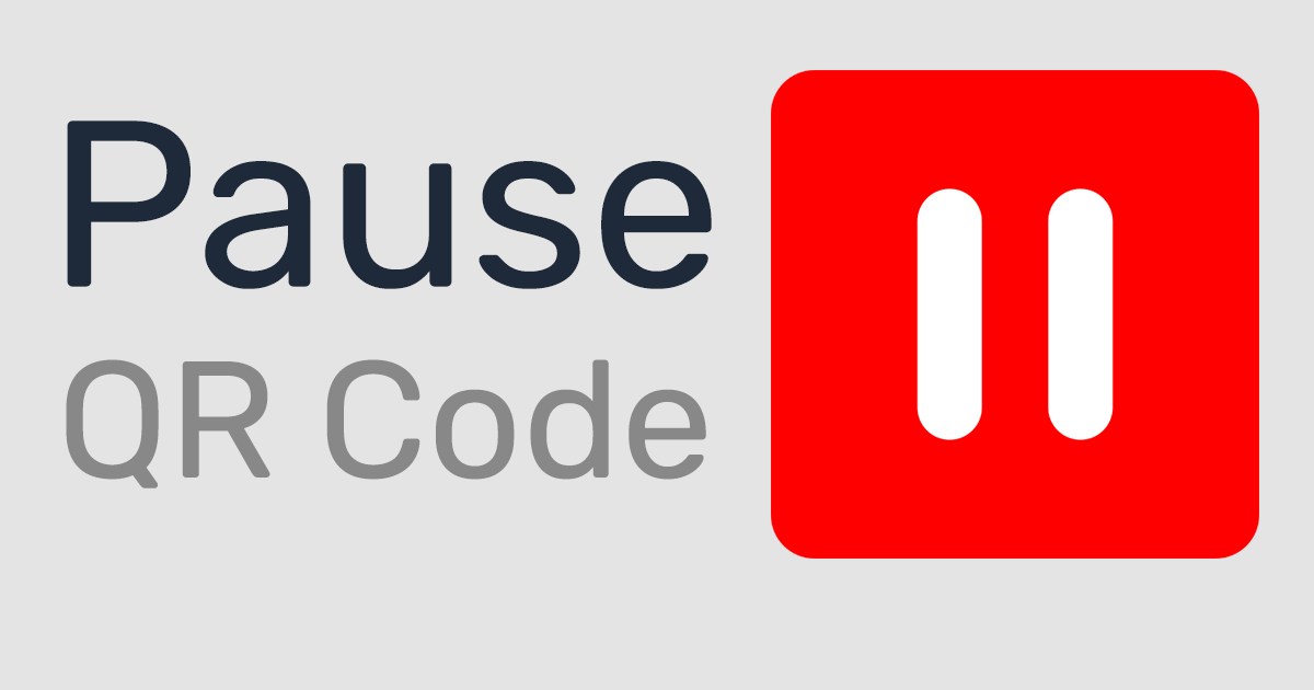 Wie kann ich einen QR Code deaktivieren oder pausieren?