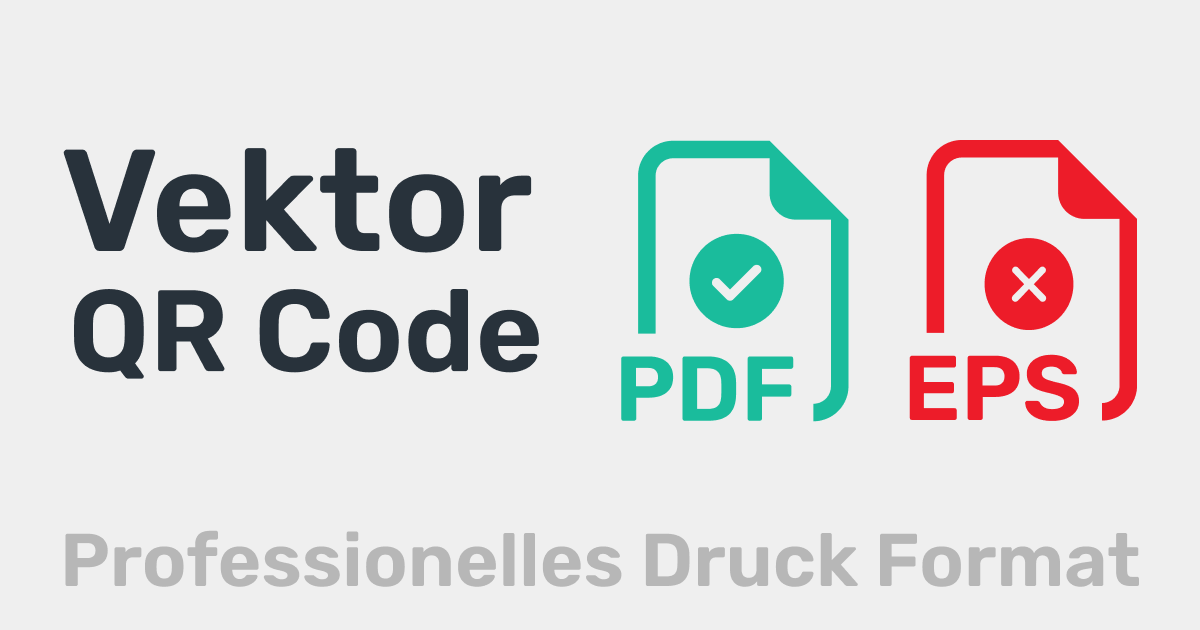 Herunterladen von QR Codes im PDF- statt EPS-Format