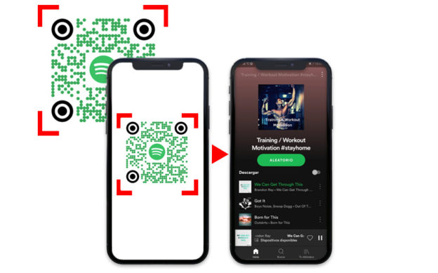 Bewerben Sie Ihre Musik auf Spotify mit QR Codes