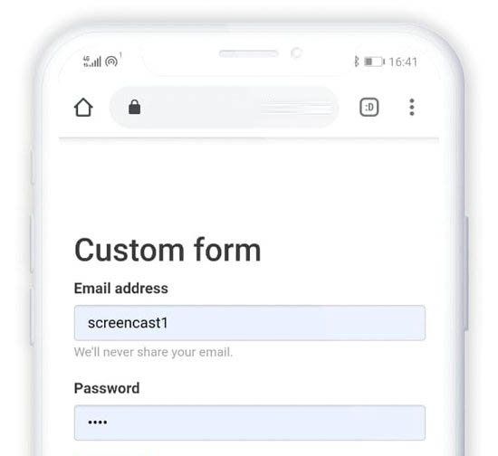 lead form register
