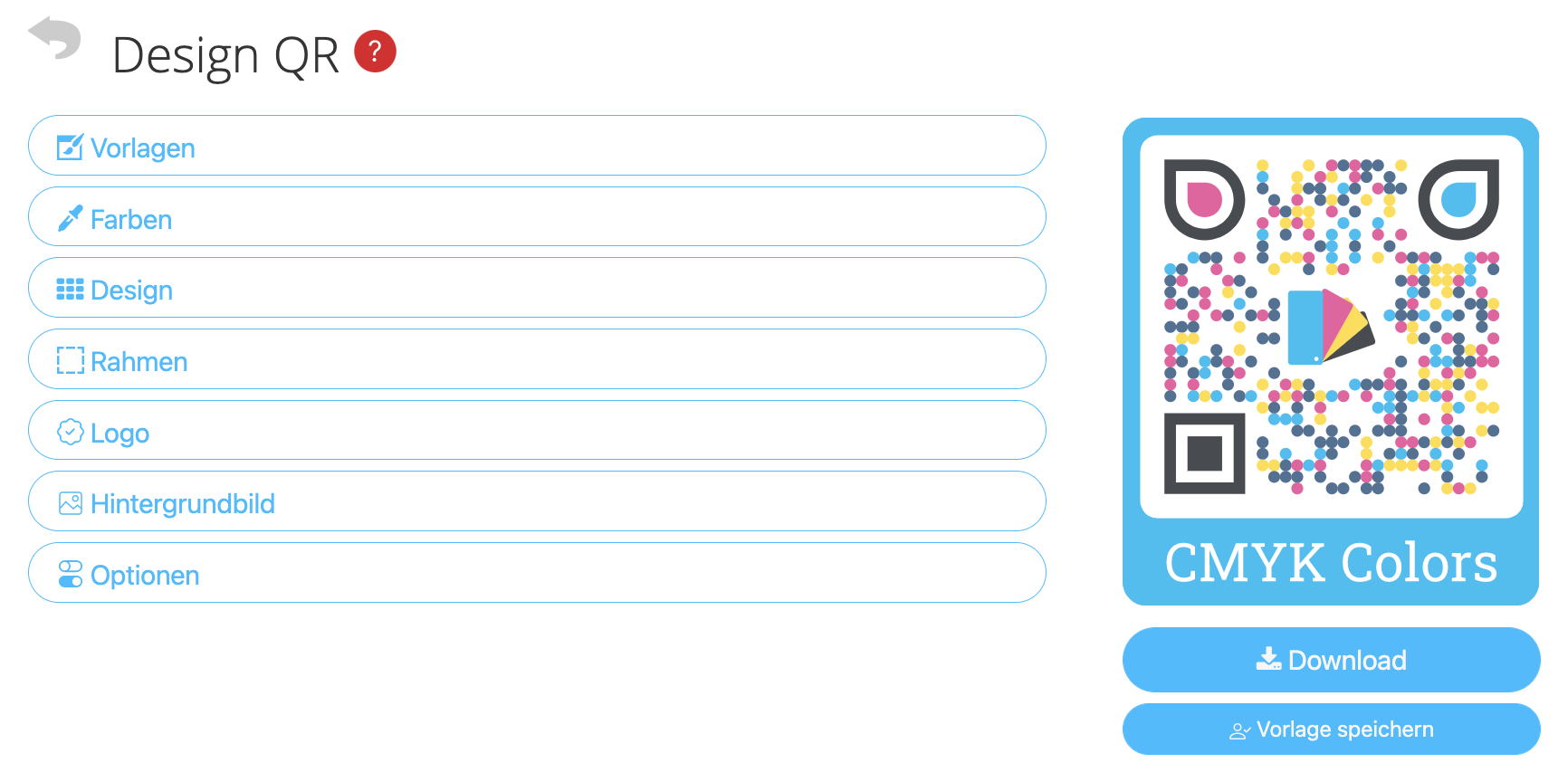 Designer QR Code Tool